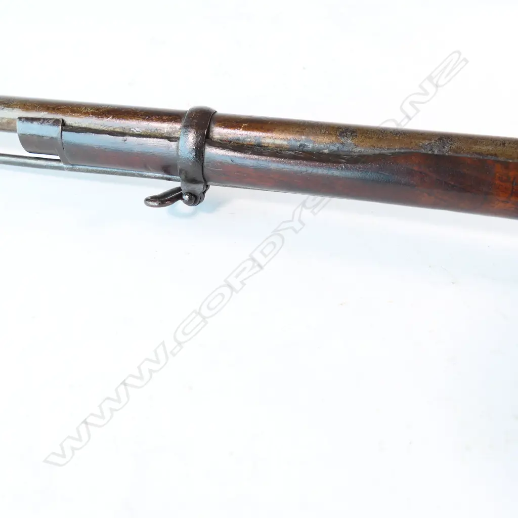 Enfield Muzzle Loading Percussion Rifle, .577 caliber 2 band, Volunteer pattern. Image 1++