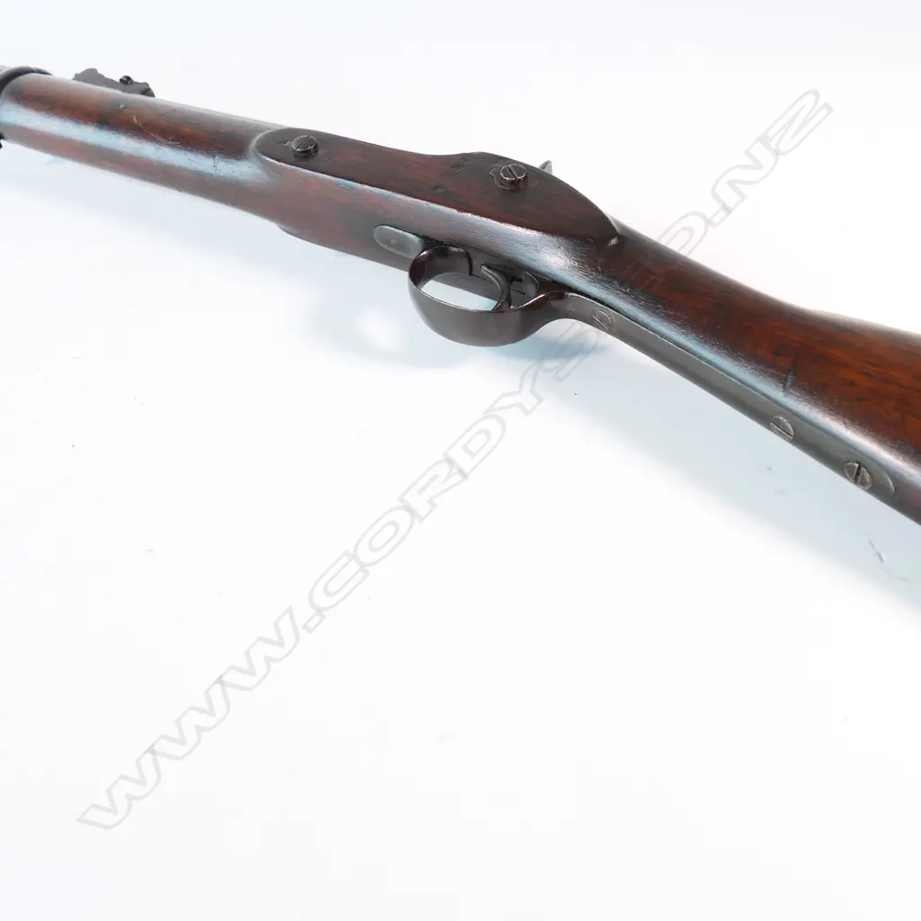 Enfield Muzzle Loading Percussion Rifle, .577 caliber 2 band, Volunteer pattern. Image 1++