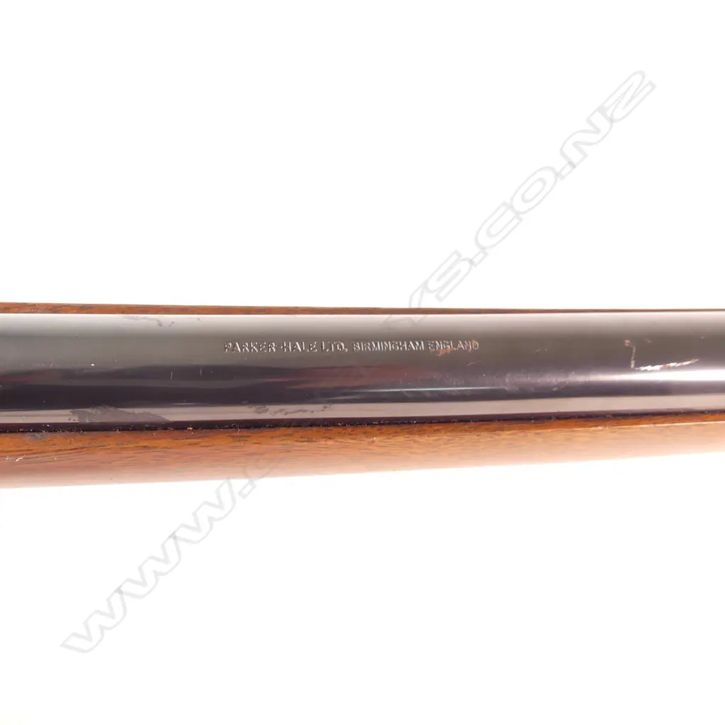 Reproduction Whitworth Parker-Hale .451 calibre, Volunteer Pattern Rifle, with chequered wrist and fore-end. Image 1++