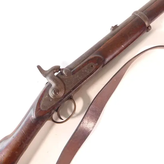 Enfield Pattern 1856 Carbine, .577 calibre, lock marked ‘1857 Tower’,
