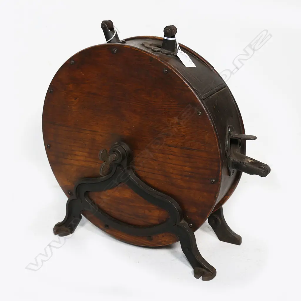 A Victorian knife sharpener, marked 'Spong & Co, Manufacturers & Patentees, London'. Dia.370mm Image 1++