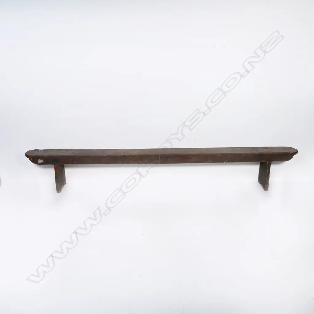 A long wooden form benches (seat) Image 1++