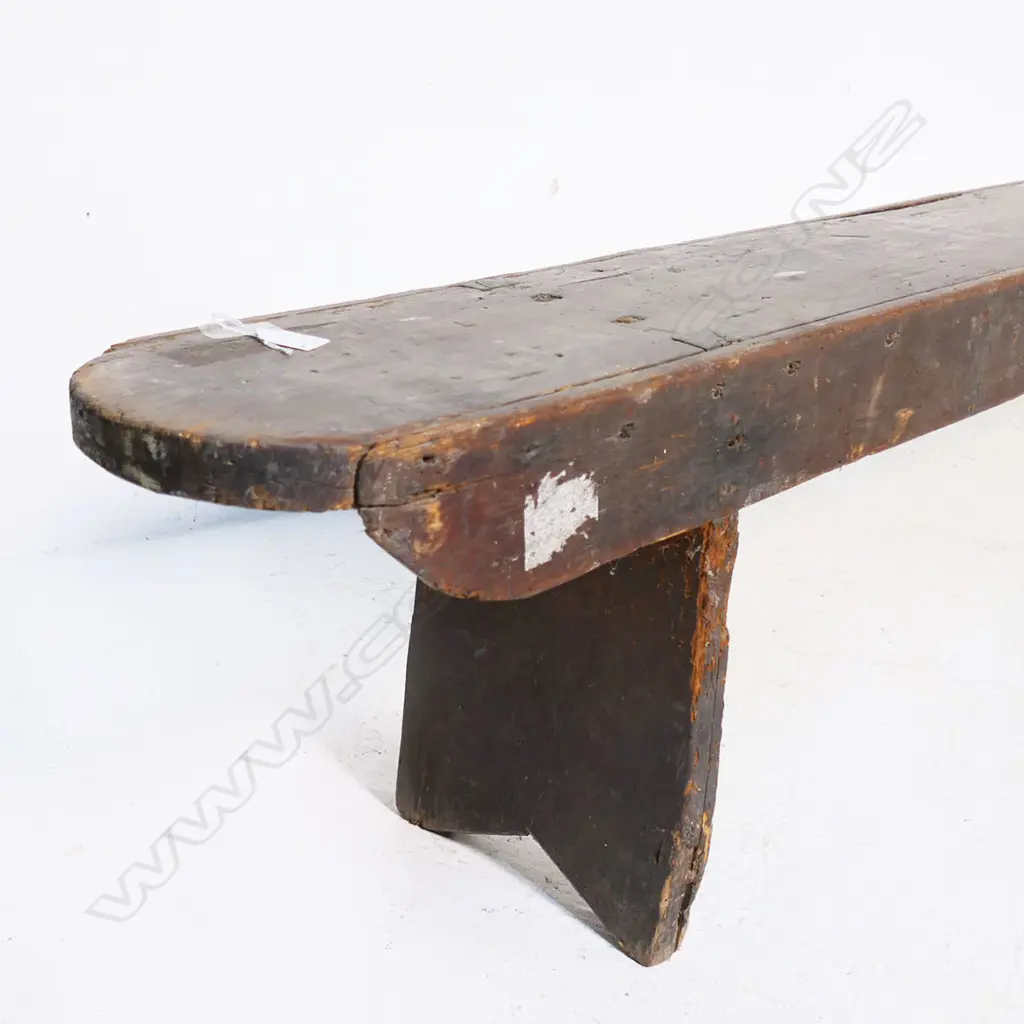 A long wooden form benches (seat) Image 1++