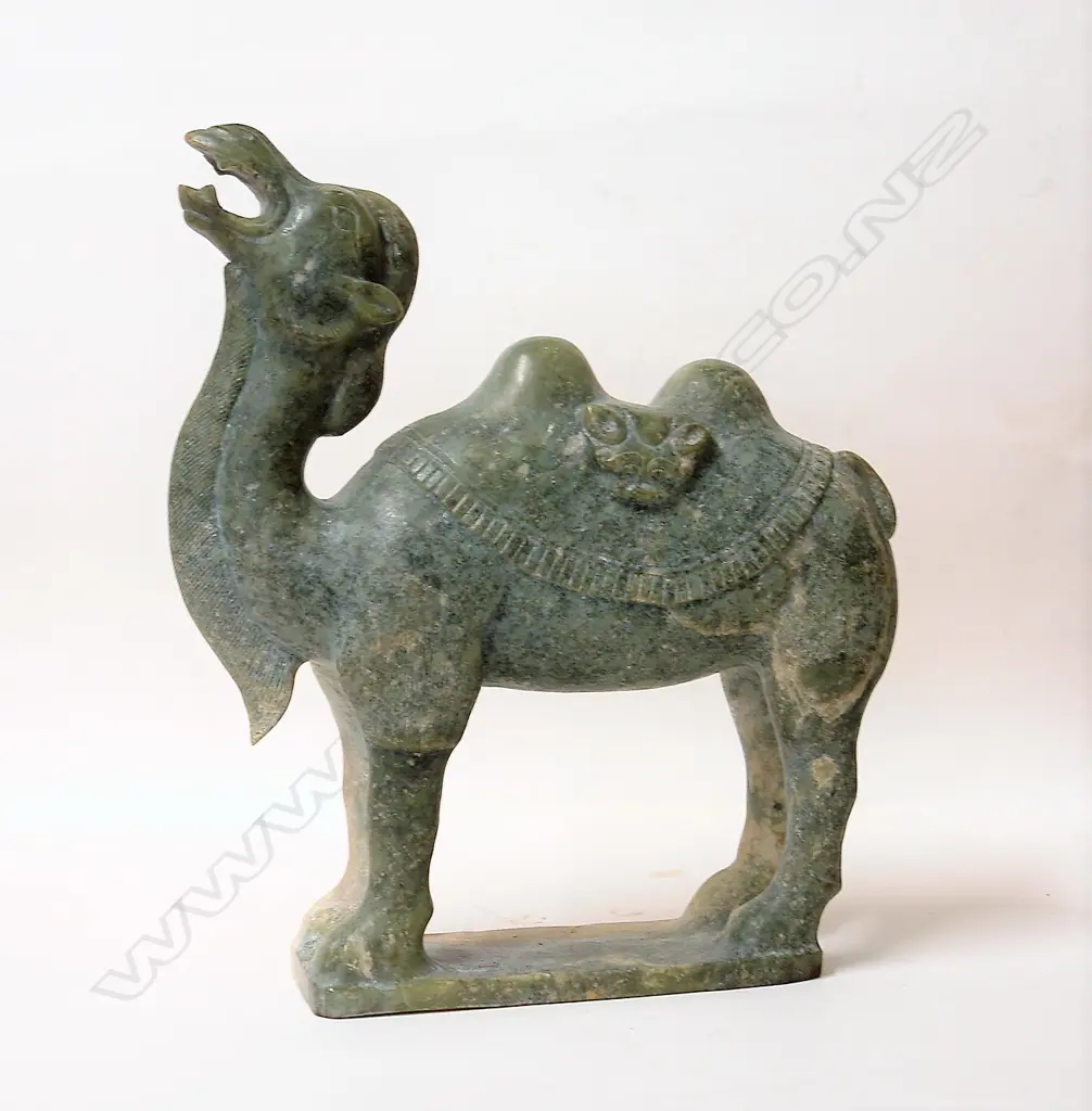 A Chinese hardstone model of a Bactrian camel Image 1++