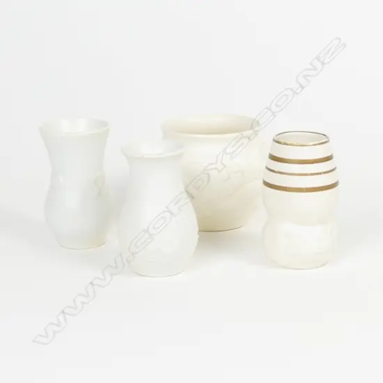 4 ASST SM CROWN LYNN VASES