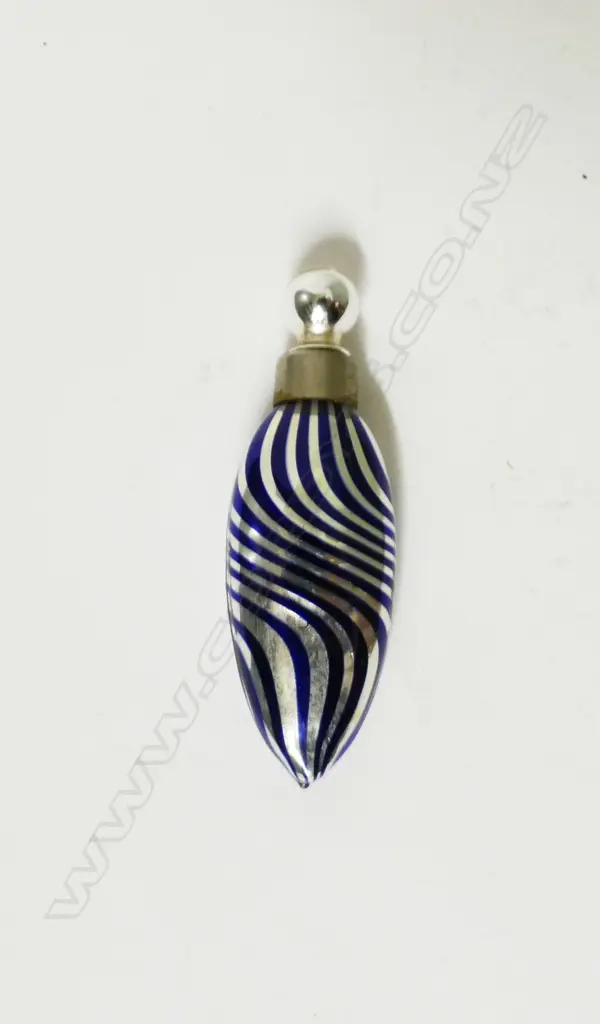 A vintage German mercury glass perfume bottle Image 1++