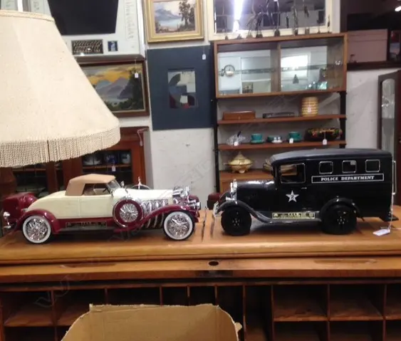 BOX-2 JIM BEAMS-VINTAGE CARS-COMPLETE Image 1++
