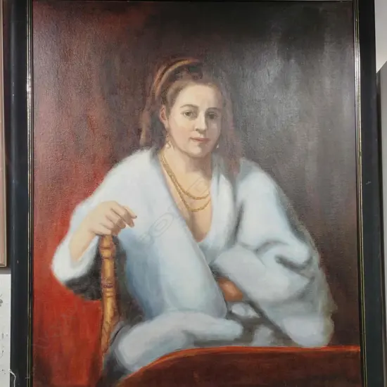 LARGE OIL PAINTING