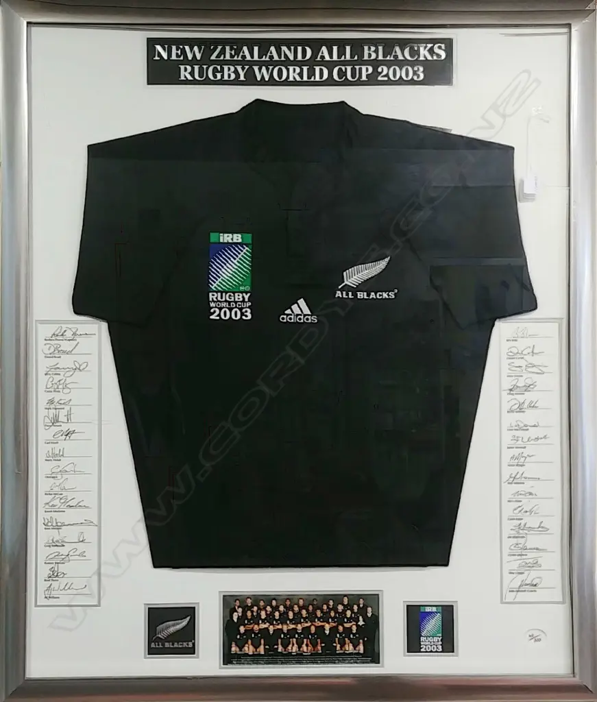 CERTIFIED 2003 AB'S JERSEY & SGD BY AB'S LTD ED. Image 1++