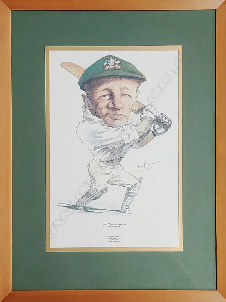 LTD PRINT OF 'THE DON' -(SIR DONALD BRADMAN) Image 1++