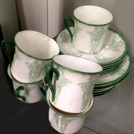 ALLERTONS 'KARA' 6PC TEASET (1 CUP ABSENT)