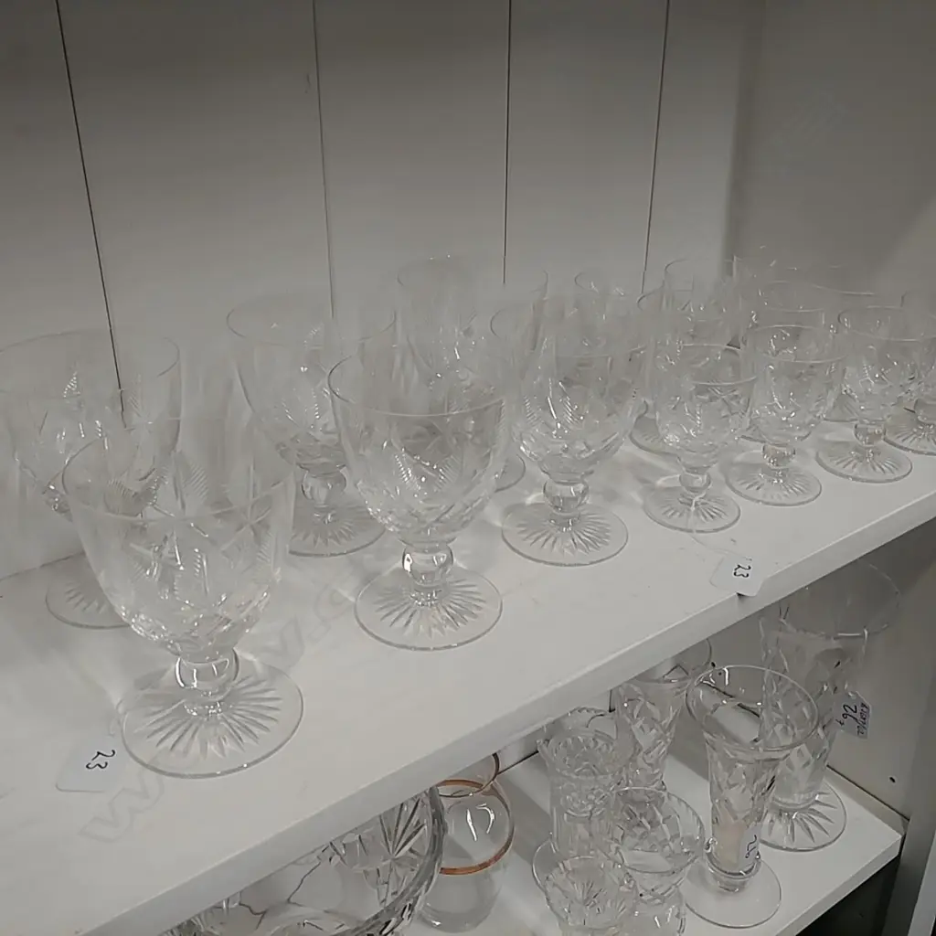 6 & 11 CRYSTAL GLASSES Image 1++