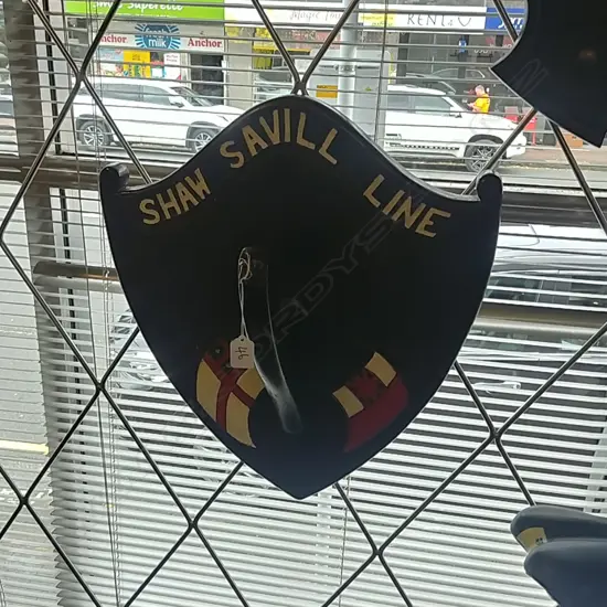 SHAW SAVILL LINE LARGE SHEILD HOOK