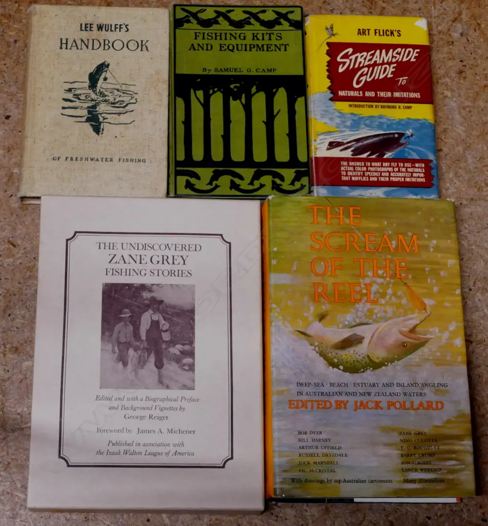 A box of fine assorted fishing books Image 1++