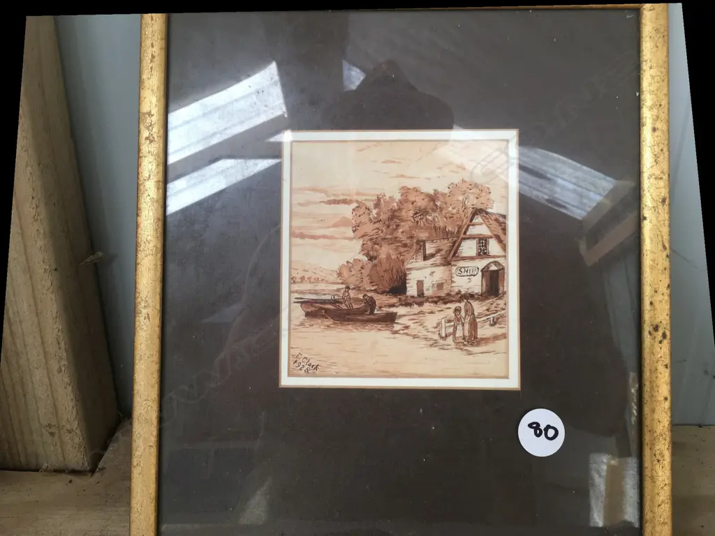 FJ Clark Snr 'House' & 'Ship' Image 1++