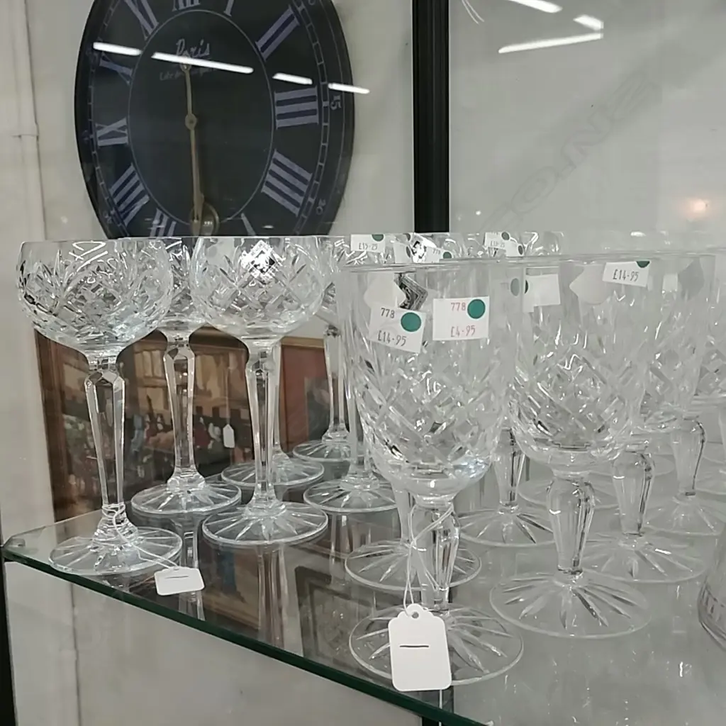 21 ASSTD EDINBURGH CRYSTAL GLASSES Image 1++