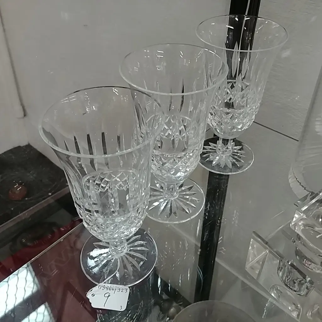 3 WATERFORD BEER GLASSES Image 1++