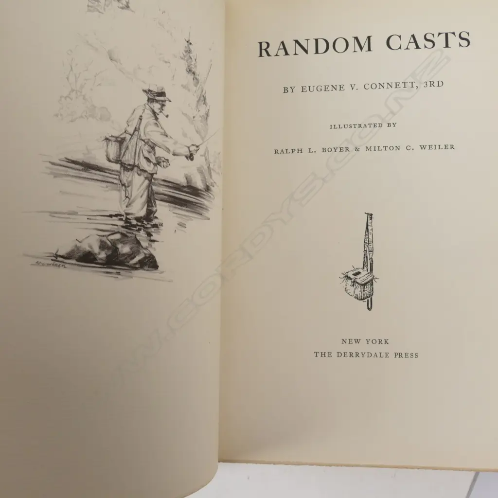 A selection of fine 1st edition and signed fishing books Image 1++