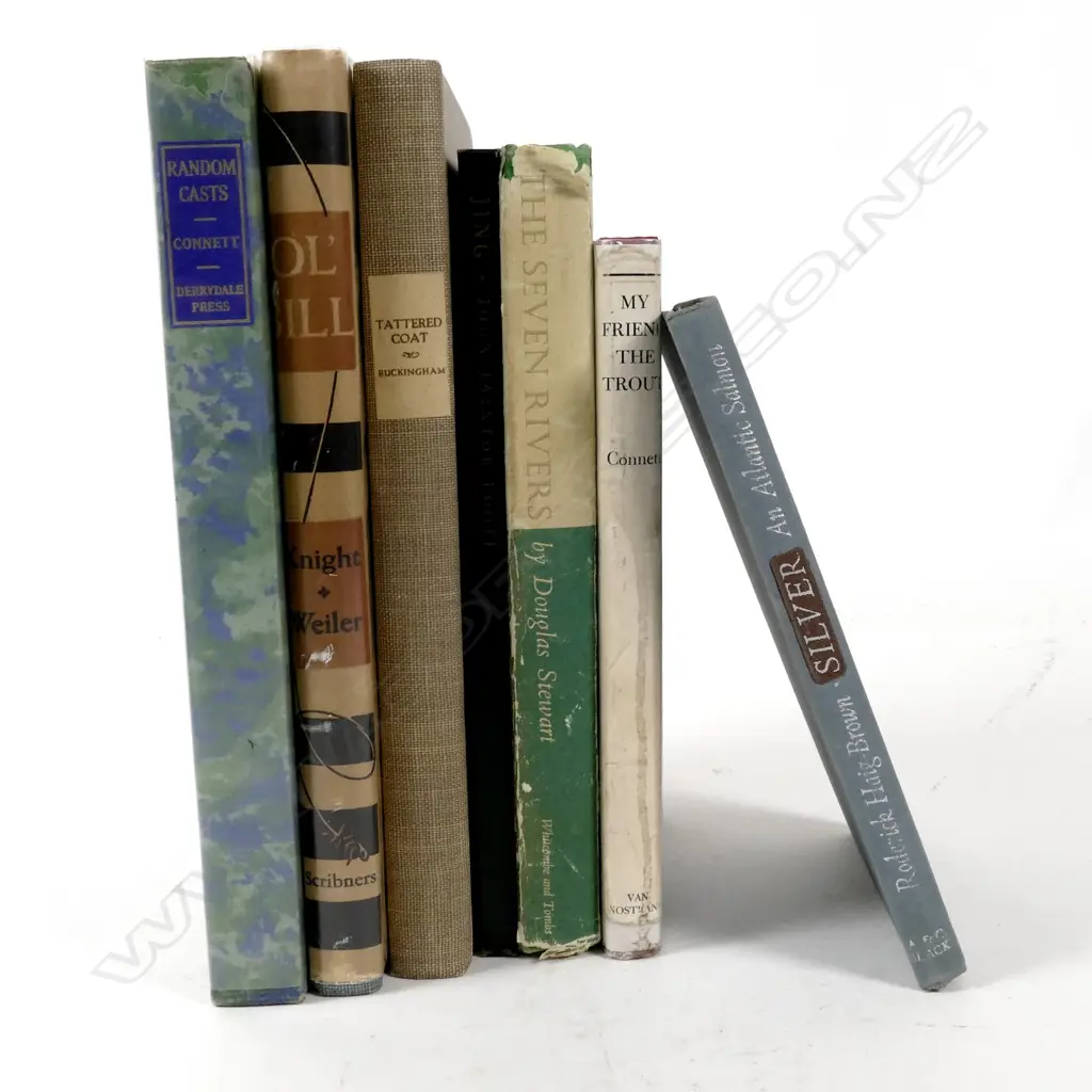 A selection of fine 1st edition and signed fishing books Image 1++