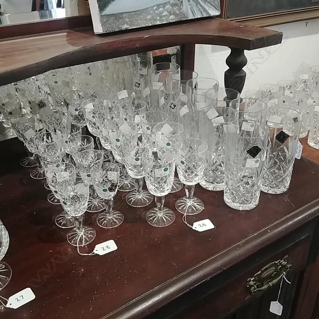 36 ASSTD EDINBURGH CRYSTAL GLASSES Image 1++