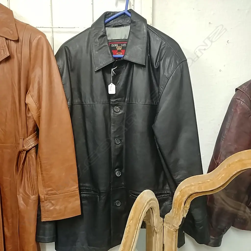 ITALIAN BLACK LEATHER  JACKET Image 1++