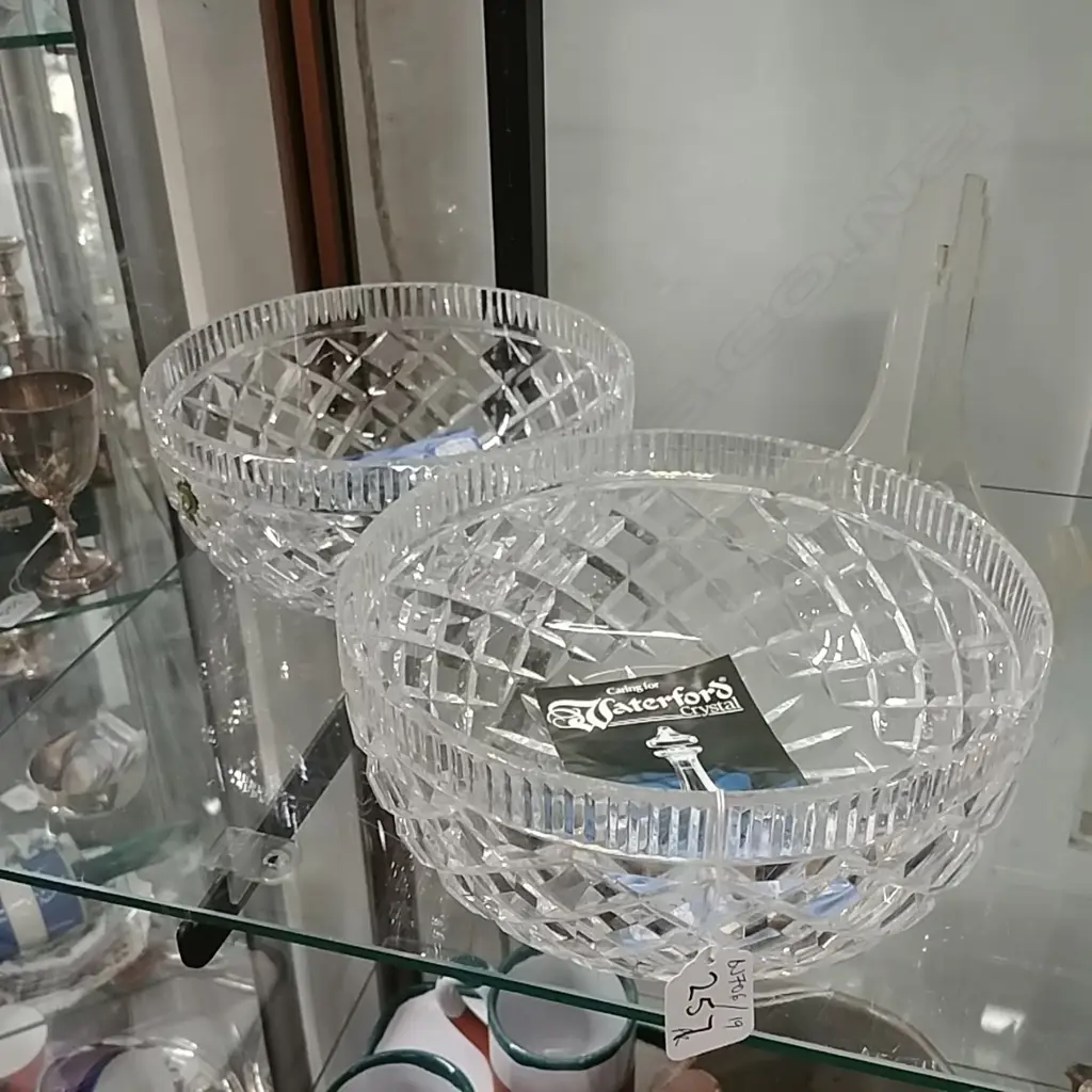 PR WATERFORD CRYSTAL FRUIT BOWLS Image 1++