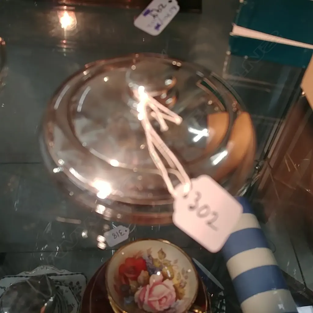 [13420] SILVER LIDDED VANITY BOX Image 1++