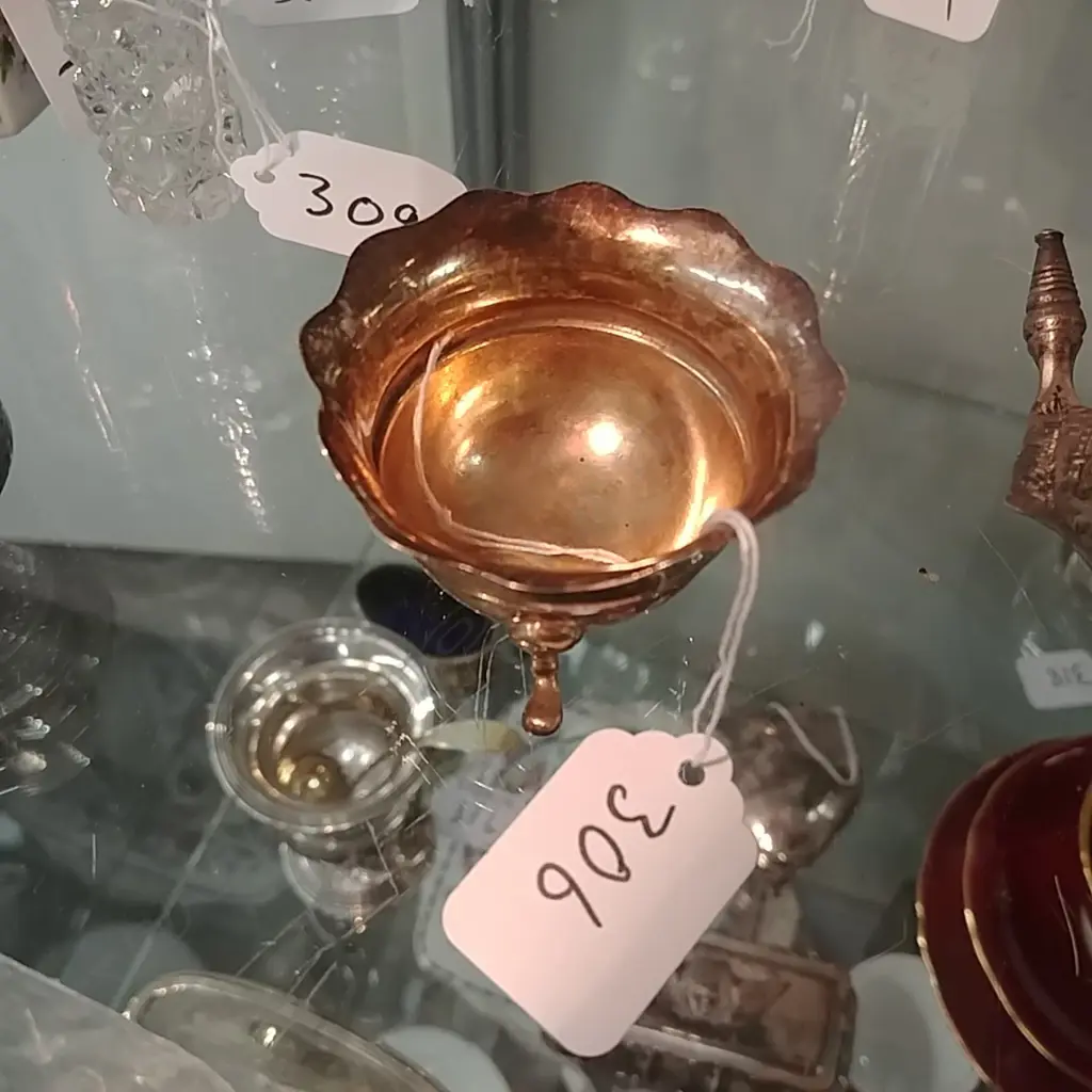 [13238] SILVER SALT RECEPTACLE Image 1++