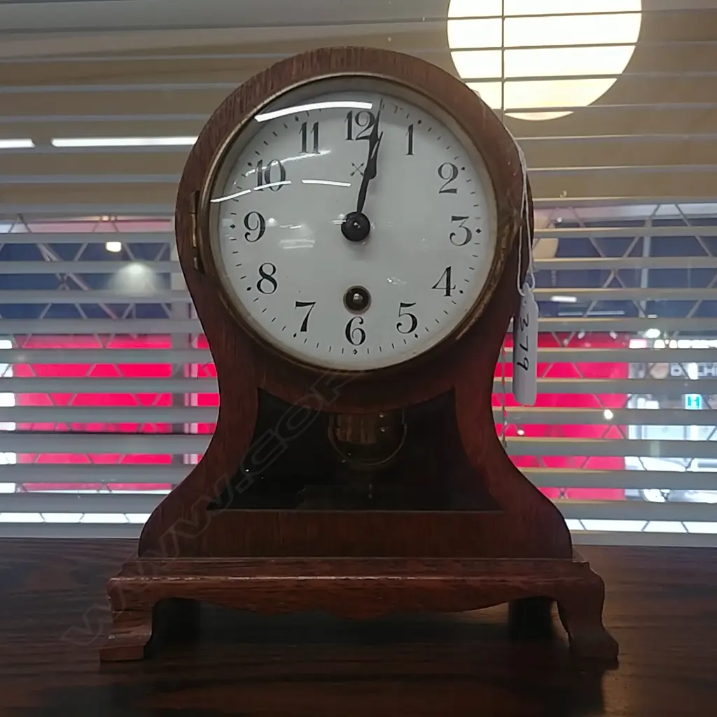 GERMAN H.A.C BALLOON MANTLE CLOCK Image 1++