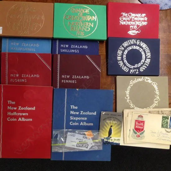 BOX ASSTD COIN SETS-F.D.C.-ETC