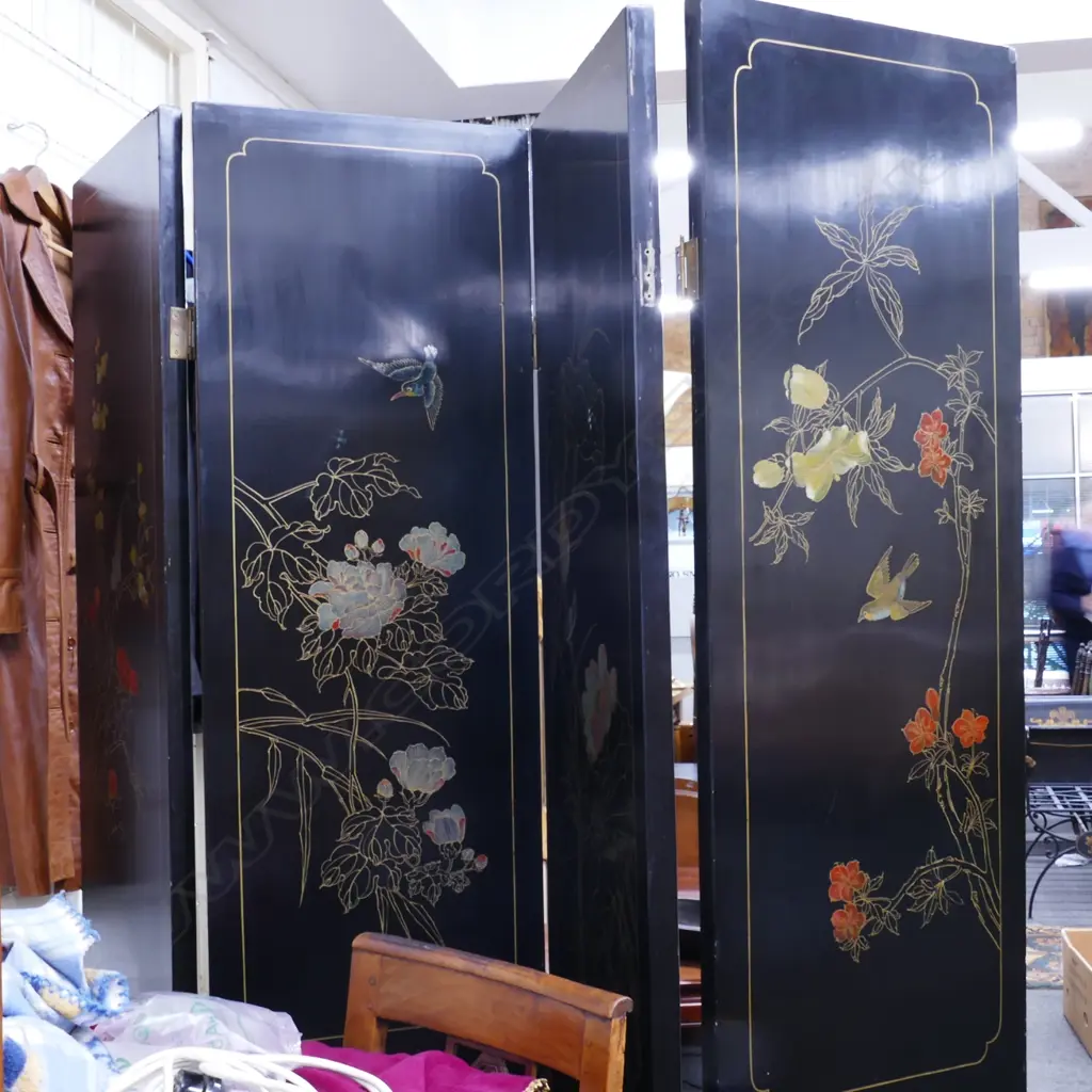 Chinese four panel screen Image 1++