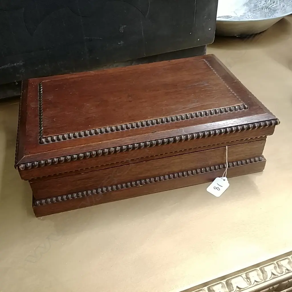 OLD MAHOGANY BOX Image 1++