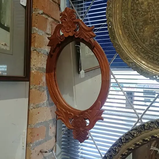CARVED MIRROR