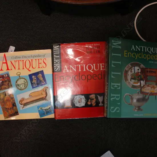 3 ANTIQUE REFERENCE BOOKS