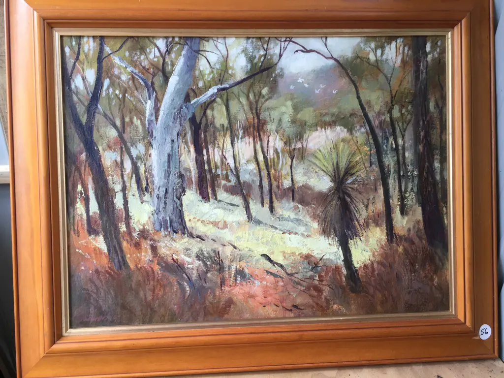 Ron Edwards Australian Bush II 73 x 58 acrylic '88 Image 1++