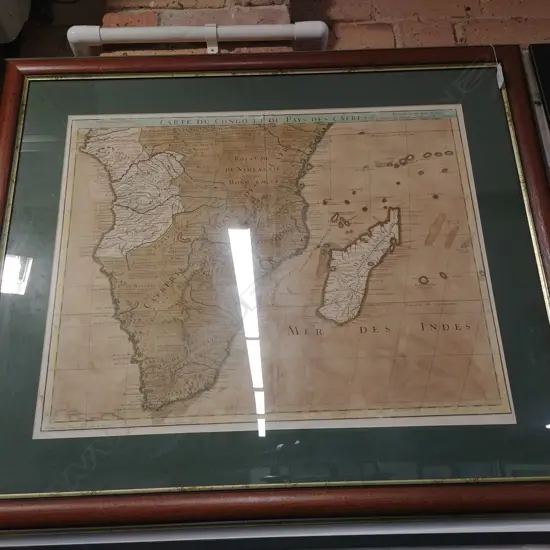 ANTIQUE MAP  STH AFRICA 1708