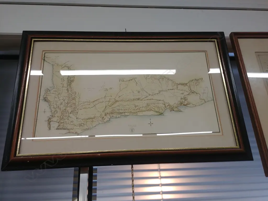 FOUR FRAMED STH AFRICAN MAPS Image 1++