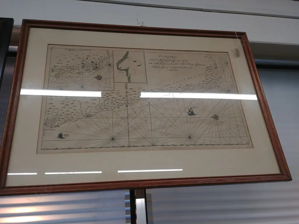 FOUR FRAMED STH AFRICAN MAPS Image 1++