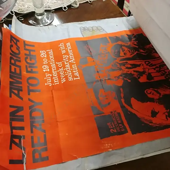 ROLL OF RETRO MOVIE POSTERS ETC.