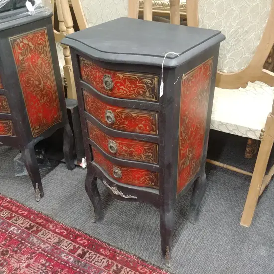 PR FRENCH STYLE BEDSIDE CABINETS