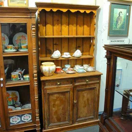 ANTIQUE PINE HUTCH DRESSER