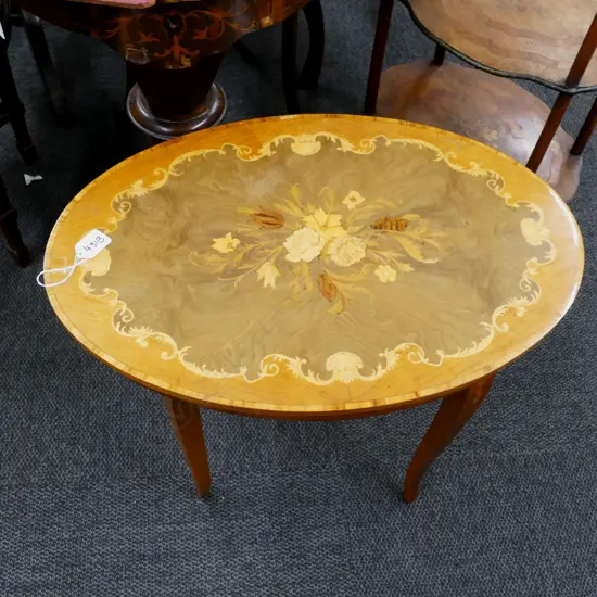 INLAID SORRENTO MUSICAL TABLE 