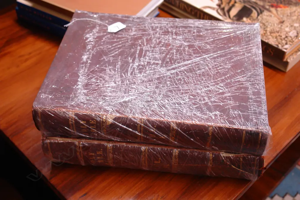 2  VOLS BIBLE BY REV.R.JAMIESON Image 1++