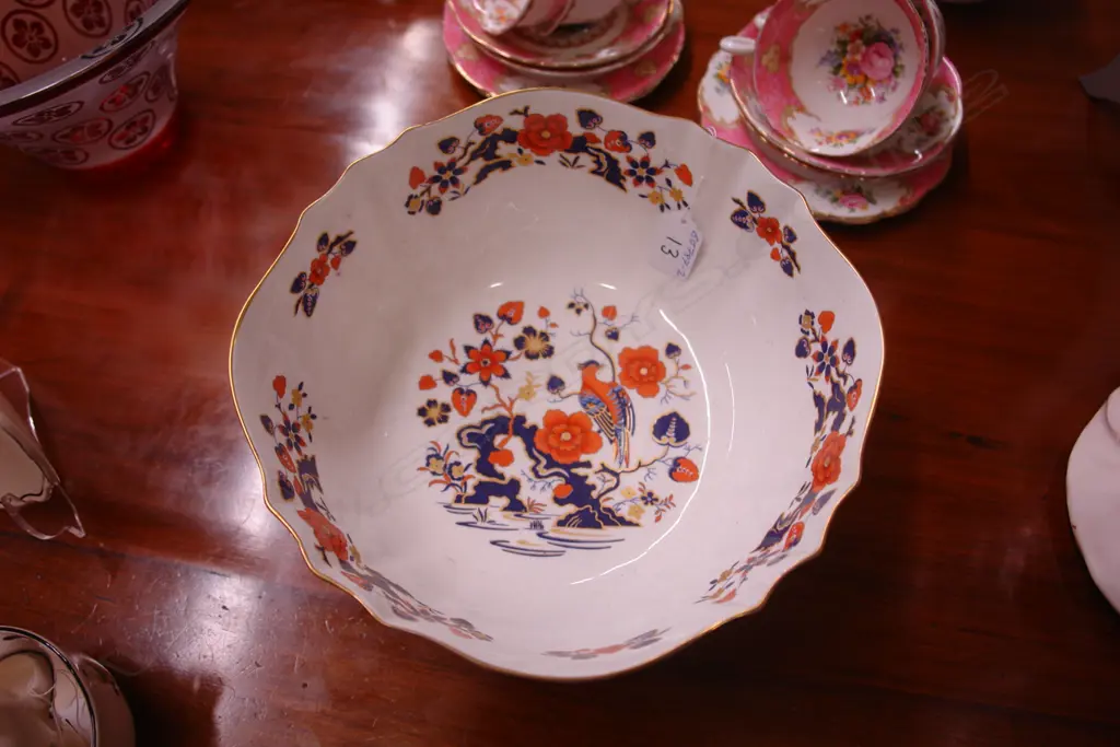 AYNSLEY 'BIRD OF PARADISE' FRUIT BOWL Image 1++