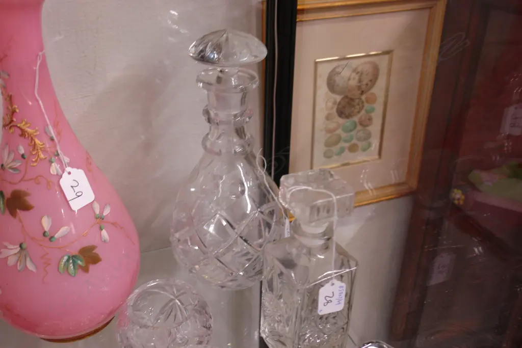 2 CRYSTAL DECANTERS Image 1++
