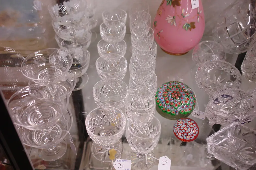 Fourteen Waterford 'Alana' crystal glasses Image 1++
