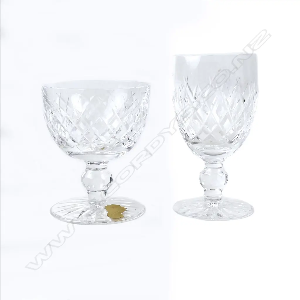 Fourteen Waterford 'Alana' crystal glasses Image 1++