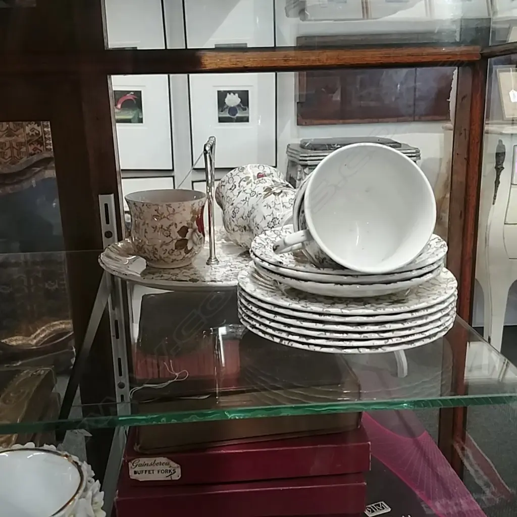 PART FOLEY TEASET & PLATE Image 1++