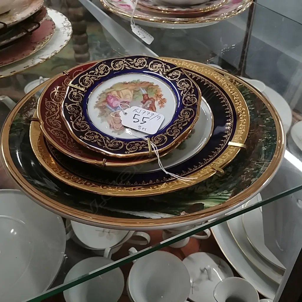 3 LIMOGE PLATES & WOOD&SONS PLATE(CATHEDRAL) Image 1++