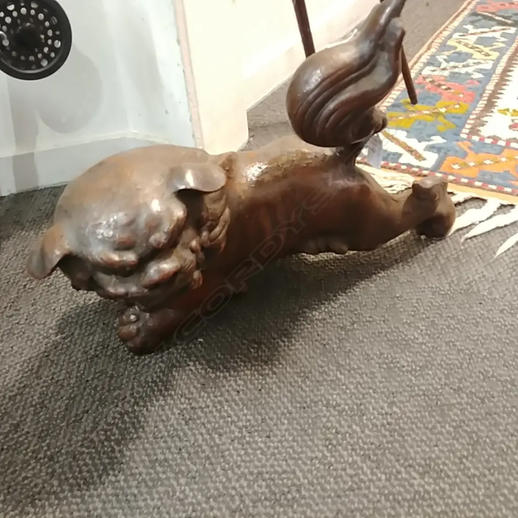 BRONZED IRON FOO DOG Image 1++